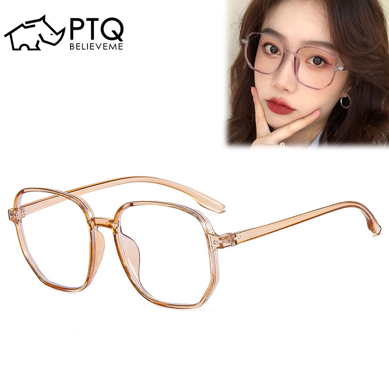 Kính Mát Khung Đa Giác Chống Ánh Sáng Xanh Từ 600 Đến 0 PTQ