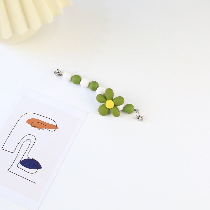 Dây Đeo Điện Thoại Bằng Acrylic Chống Thất Lạc Hình Hoa Dễ Thương