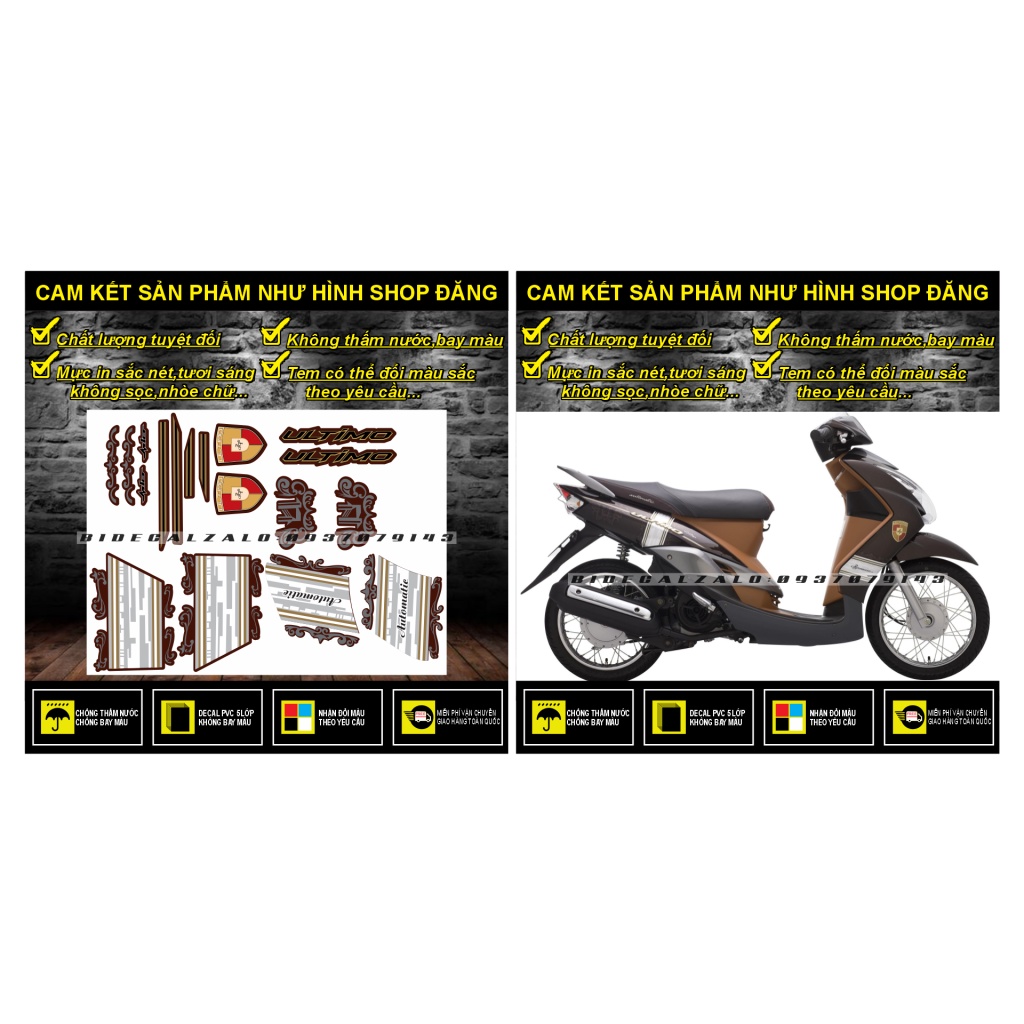 TEM RỜI MIO ULTIMO 2011MẪU HOA VĂN - THU DECAL