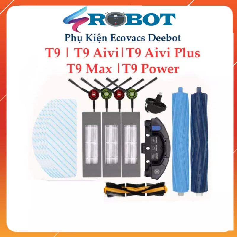 Phụ kiện Robot hút bụi Ecovasc Deebot T9 | T9 Aivi, T9 Power, T9 Max, T9 Plus