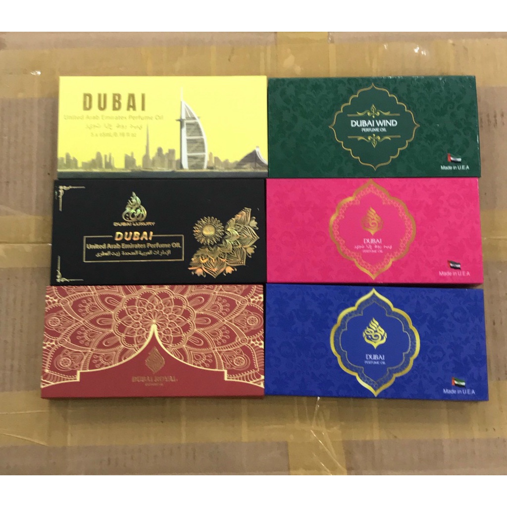 Sét 5 chai tinh dầu dubai