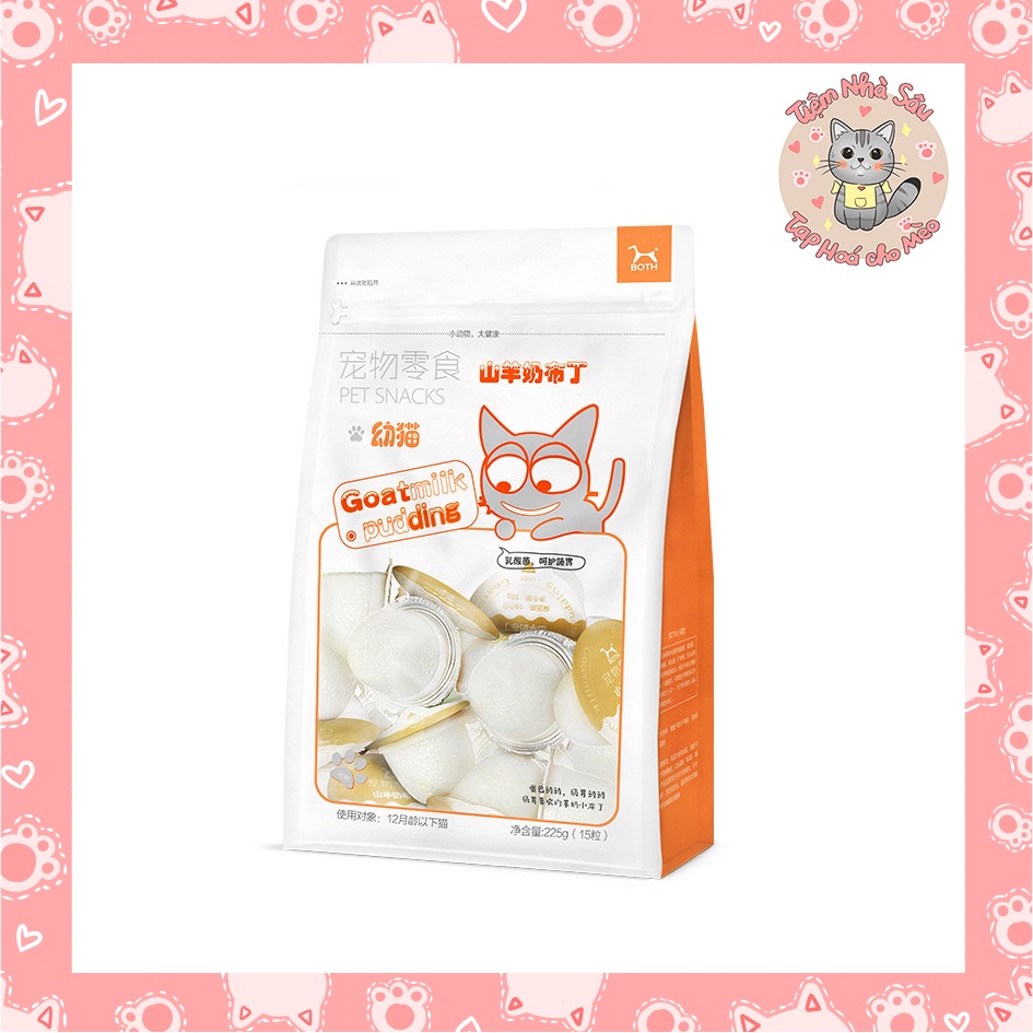 Pudding Thạch Sữa Dê Bổ Sung Canxi Cho Mèo  - Tiệm Nhà Sâu