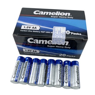   Hàng Công ty  Hộp 40 viên pin tiểu lớn Camelion 2A  AA  LR6 1.5V - Camelion AA Super Heavy Duty 