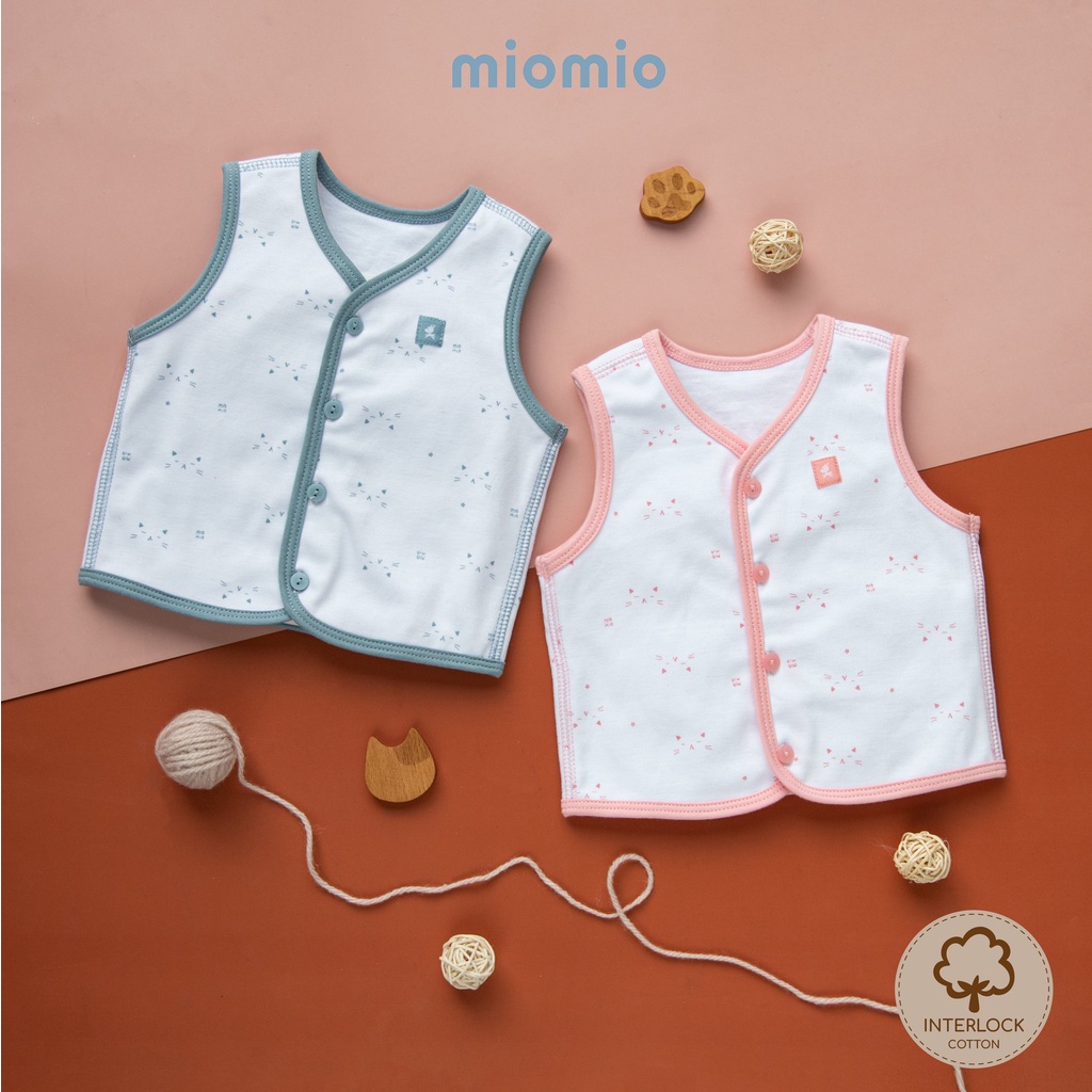 Áo Gile 2 Lớp MIOMIO, Form Ôm, Mom Muốn Trừ Hao Thì Tăng Thêm 1 Size (Từ 0-24 tháng), Vải Interlock Cotton