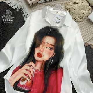 Áo Sơ Mi lụa nữ 5D ảnh thật 100%
