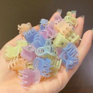 Kẹp tóc mini bằng nhựa nhiều màu sắc cho bé