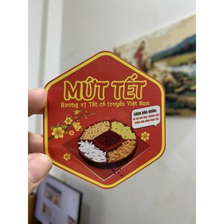 55 Tem dán lục giác 7*8cm