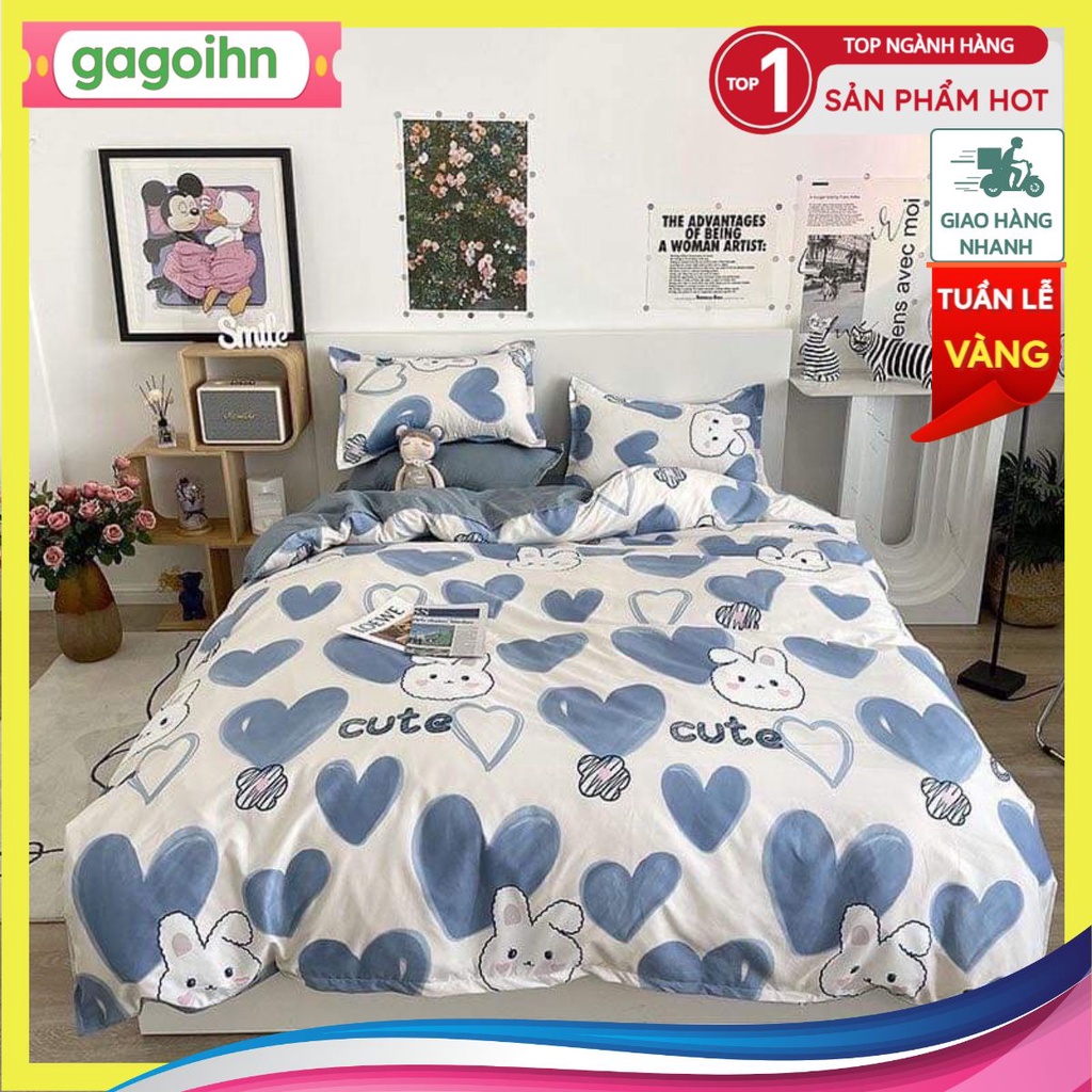 Ga trải giường bo chun bọc đệm m4 m5 m6 m8 Vải cotton poly