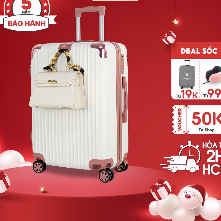Vali Du Lịch Cao Cấp Giá Rẻ Bền Đẹp Size 20 Size 24 Inch Nhựa Chống Va Đập Trầy Xước Bảo Hành