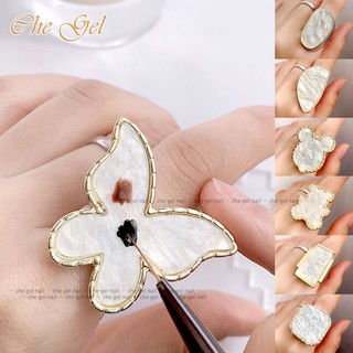 Nhẫn Pha Màu Vẽ Nail