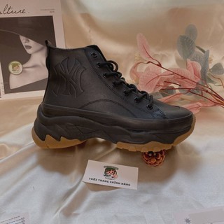 [Chính Hãng] Giày MLB Chunky High Đen Black
