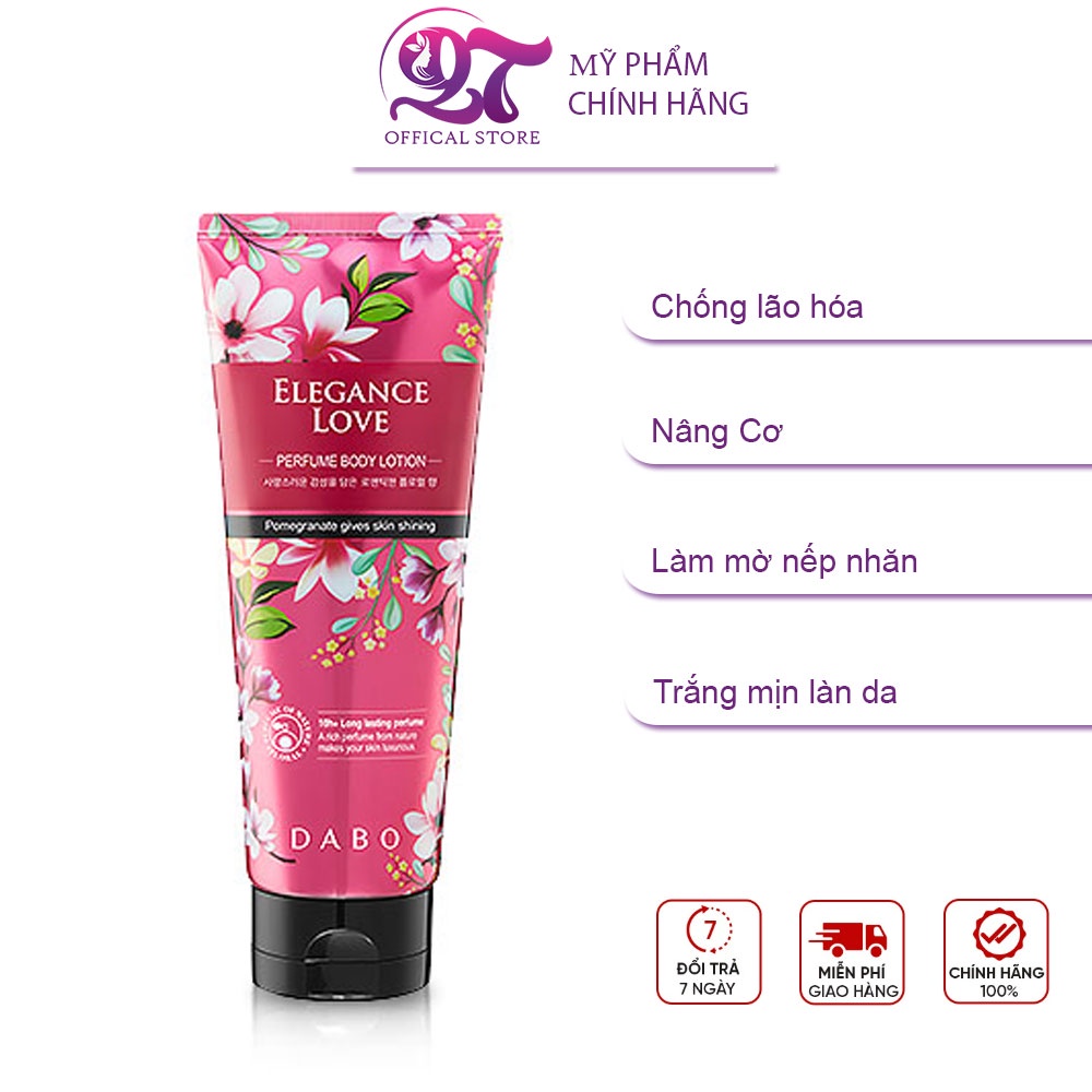 Sữa dưỡng thể nước hoa DABO Body Lotion Elegance Love 200ml