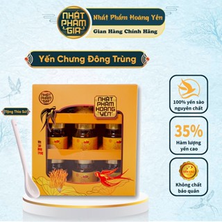Yến Khánh Hòa Chưng Sẵn Nhất Phẩm Hoàng Yến 4 vị  Lốc 9 Hũ 70ml Đường Phèn,Đông Trùng,Hạt Sen, Kids Dâu, Bồi Bổ Sức Khỏe