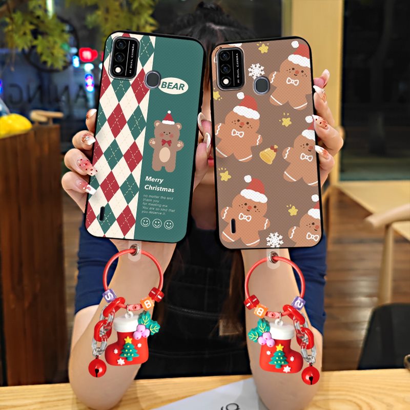 Anti-knock Cover Phone Case For Itel A48 glisten Hanging ring foothold Anti-dust phone stand holder New Arrival Original