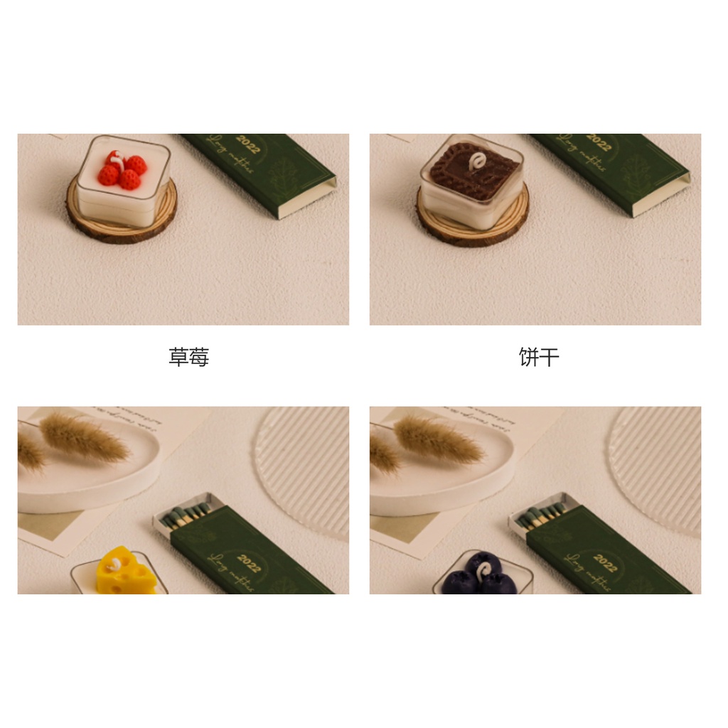 Nến Thơm Tealight Topping Hoa Quả Sen Đá Sáp Đậu Nành Không Khói - Trang Trí Decor Làm Quà Tặng