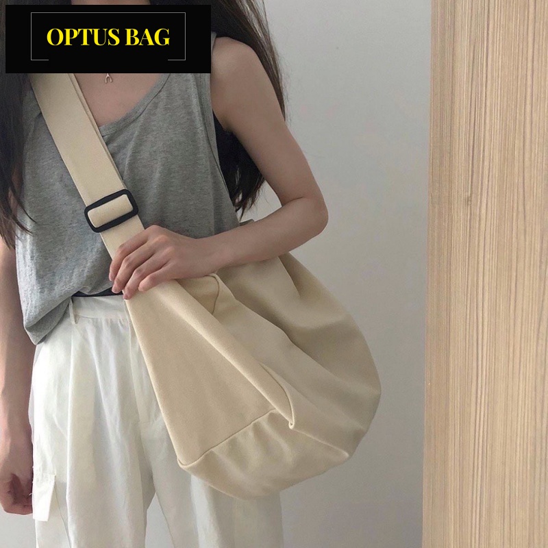 Túi tote đeo chéo trốngsiêu to đựng sách vở và đồ dùng cá nhân bền đẹp
