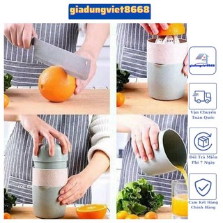 Vắt cam nhựa lúa mạch-Bình Vắt Cam Chất Liệu Nhựa Sinh Học Lúa Mạch An Toàn