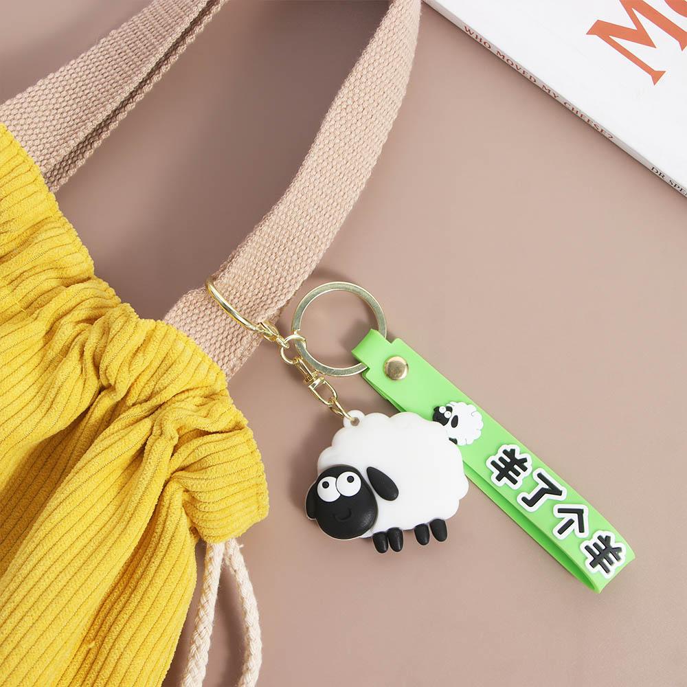 Móc Chìa Khóa Bằng Acrylic In Họa Tiết Hoạt Hình Dễ Thương Cho Nữ