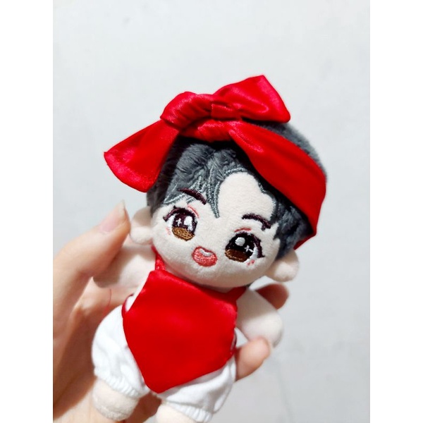 (Outfit doll) Set yếm đỏ cho doll 10cm