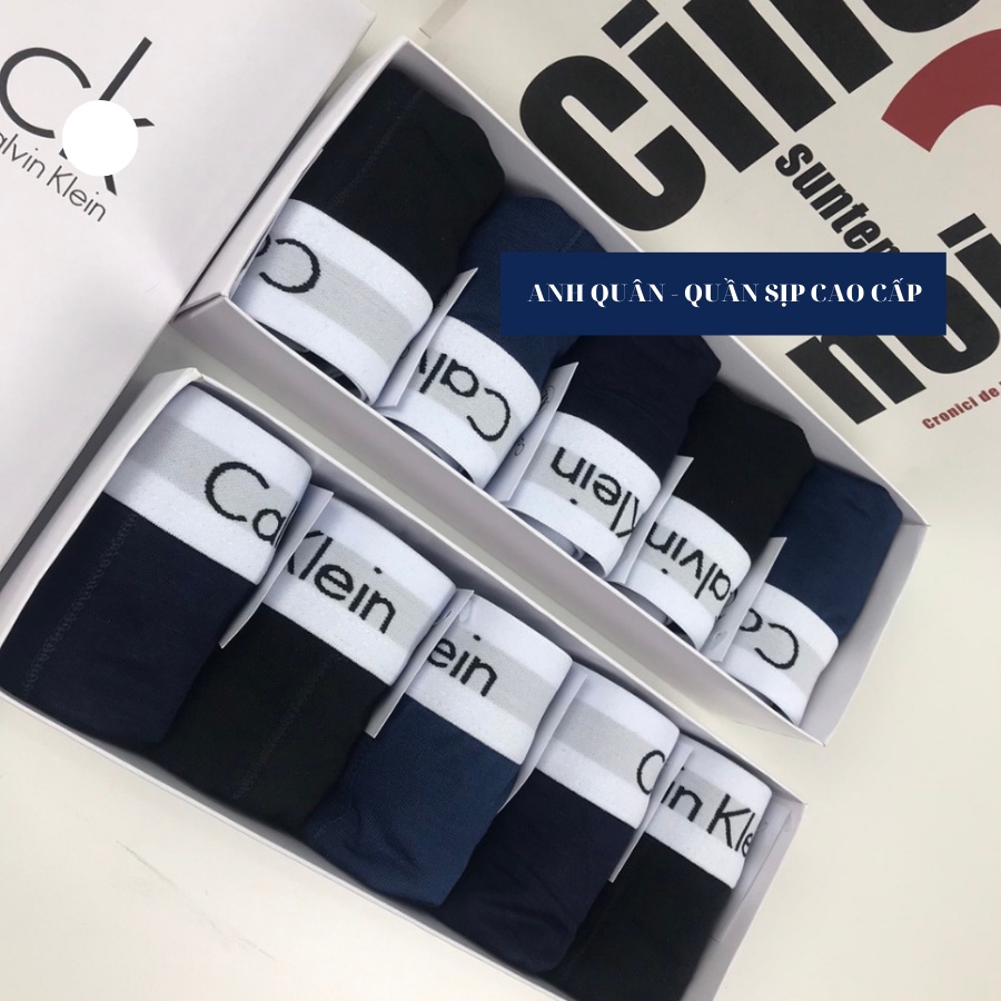 Quần Sịp Nam Cotton Cao Cấp, Quần Lót Nam Cao Cấp Co Giãn 4 Chiều Combo 5 quần