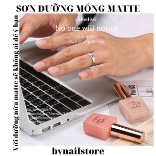 [Mostive] Sơn dưỡng cứng móng haft matte cao cấp Hàn Quốc (1pcs)