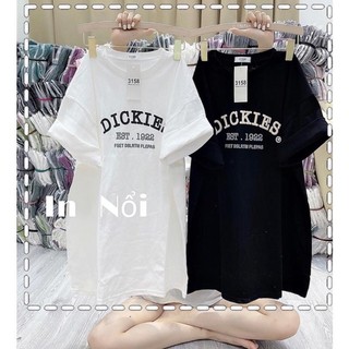 Áo thun 3158 cotton khô form rộng nam nữ unisex dickies
