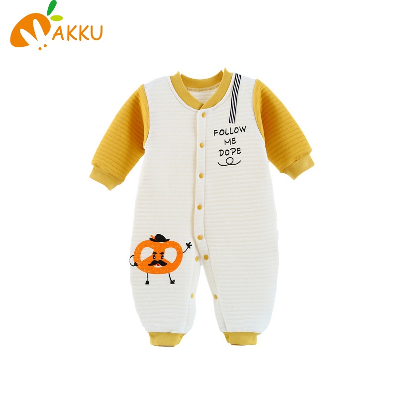 Bộ Áo Liền Quần Ấm Áp Thoải Mái Dễ Thương Cho Bé