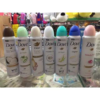 [ĐỦ MÙI] Xịt khử mùi Dove chọn loại muốn mua 150ml