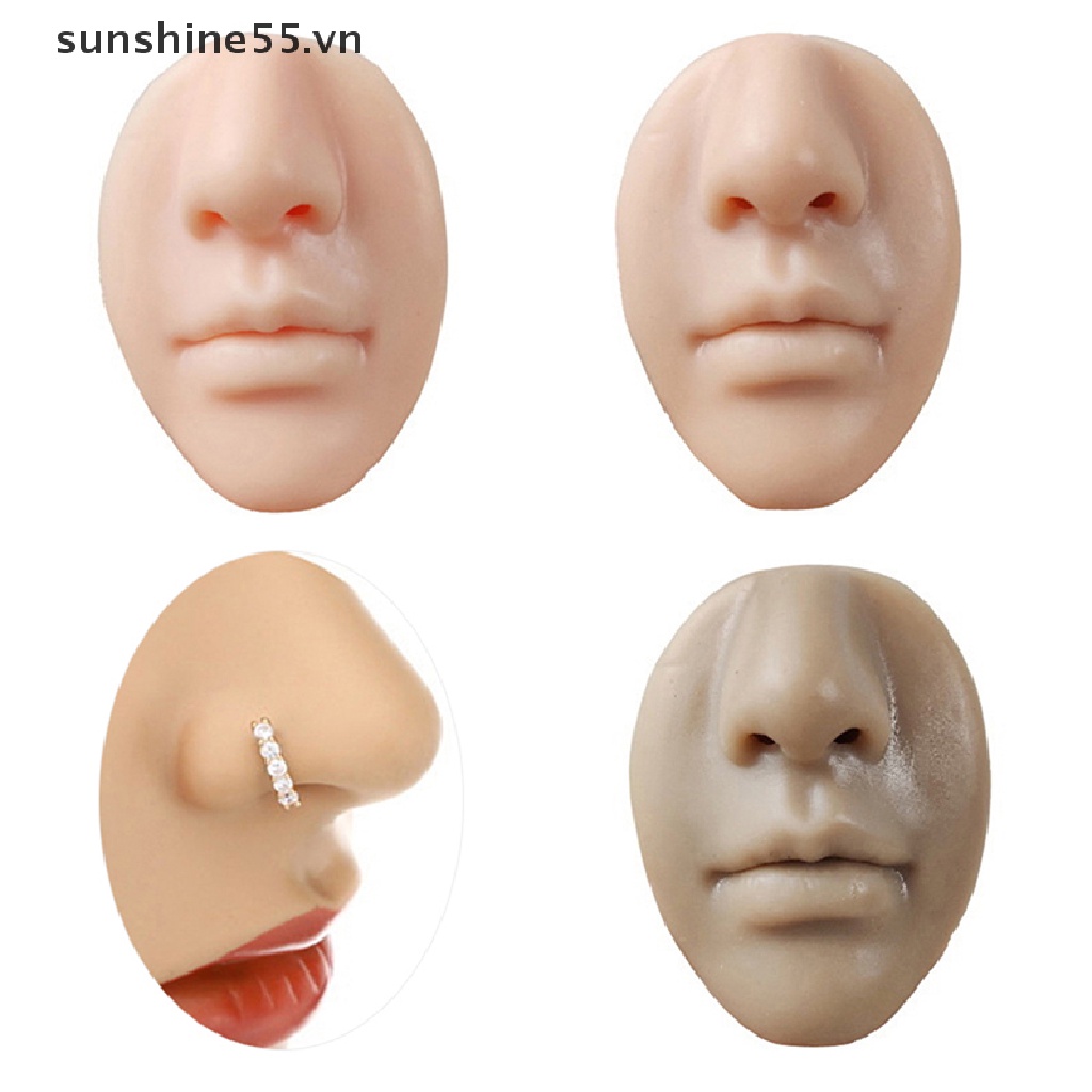 Mô Hình Mặt Trời 3D Bằng Silicone Dùng Thực Hành Xăm Môi / Mũi