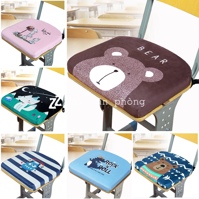 Gối lót ghế (đệm ngồi) học sinh, bàn học trẻ em GLM-09