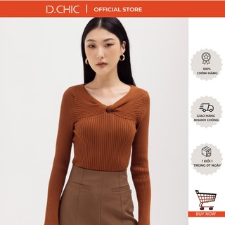 Áo len dài tay cổ vặn thừng d.chic ms: 188089