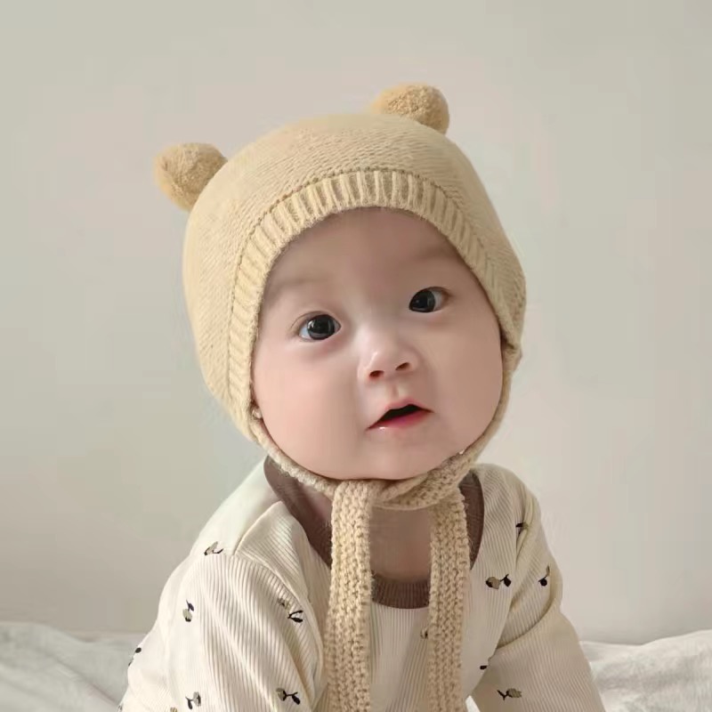 Mũ Len Dễ Thương Cho Bé Sơ Sinh 3-36 Tháng Tuổi