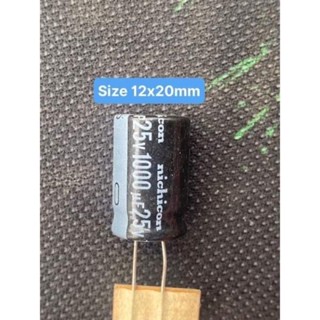 (Set 20pcs)Tụ 25V 2200uf, 25V 1000uf và 35V 1000uf size 25x12mm 35v2200uf  hàng cắt chân thanh lí cty