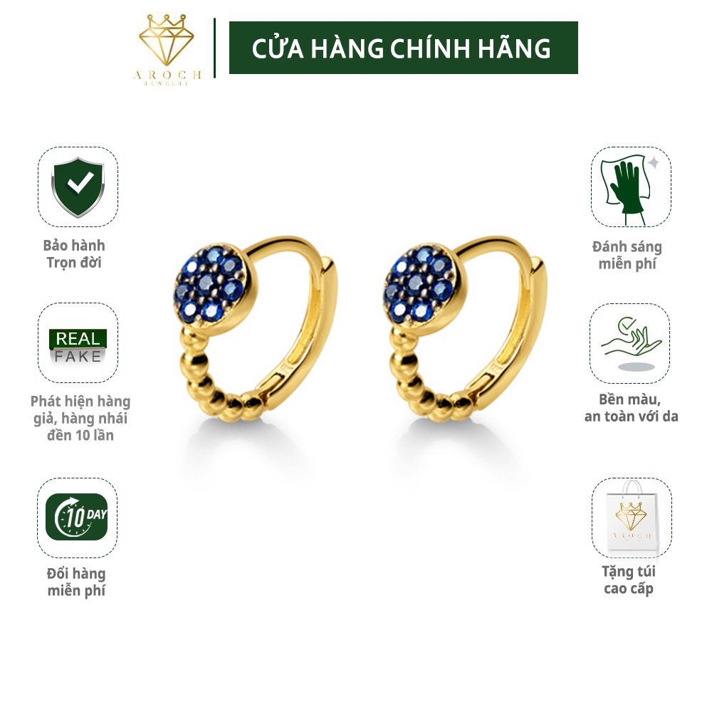 Khuyên tai bạc Ý s925 G6743 - AROCH Jewelrry