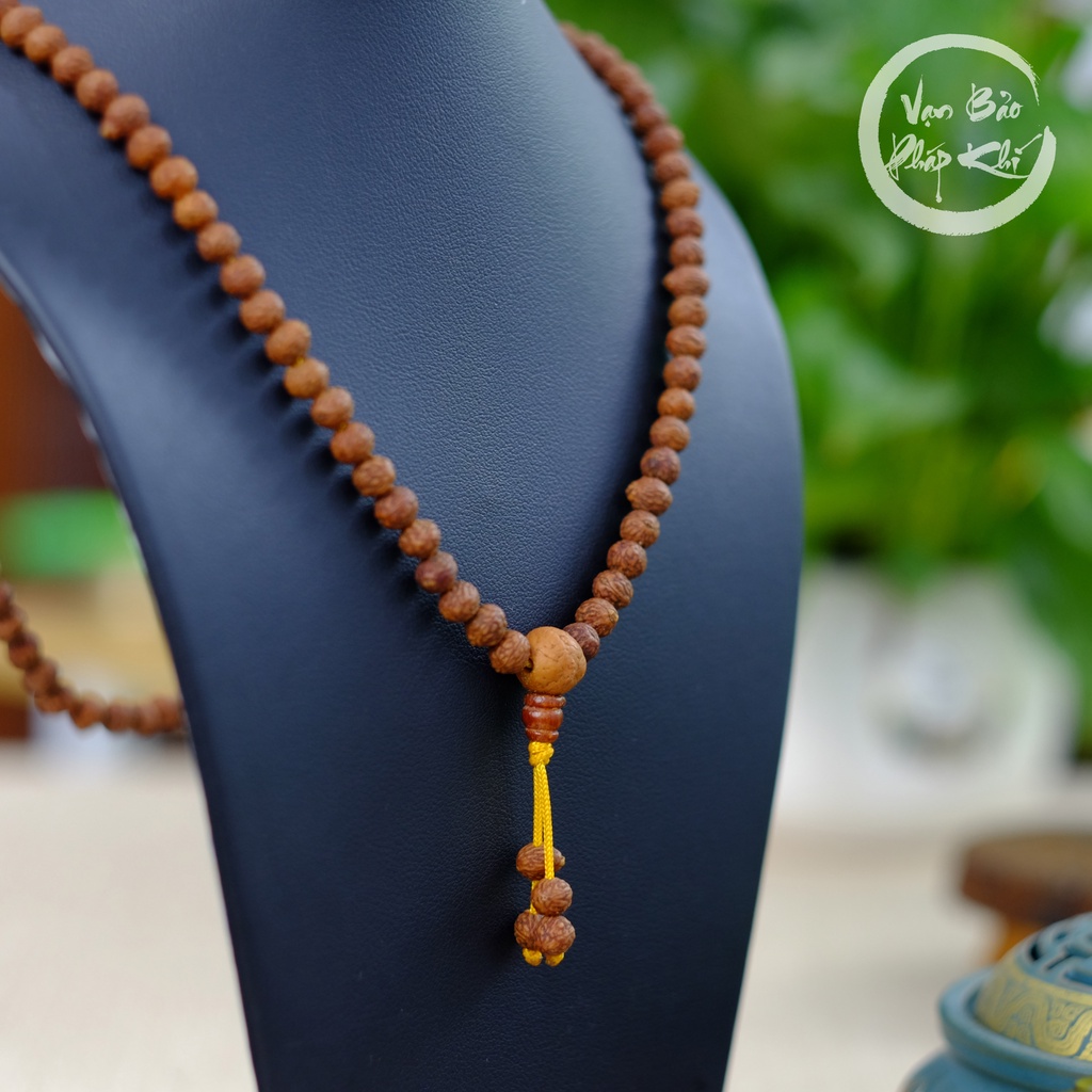 Chuỗi vòng 108 hạt bồ đề nhập từ Nepal đã được gia trì Vạn Bảo Pháp Khí