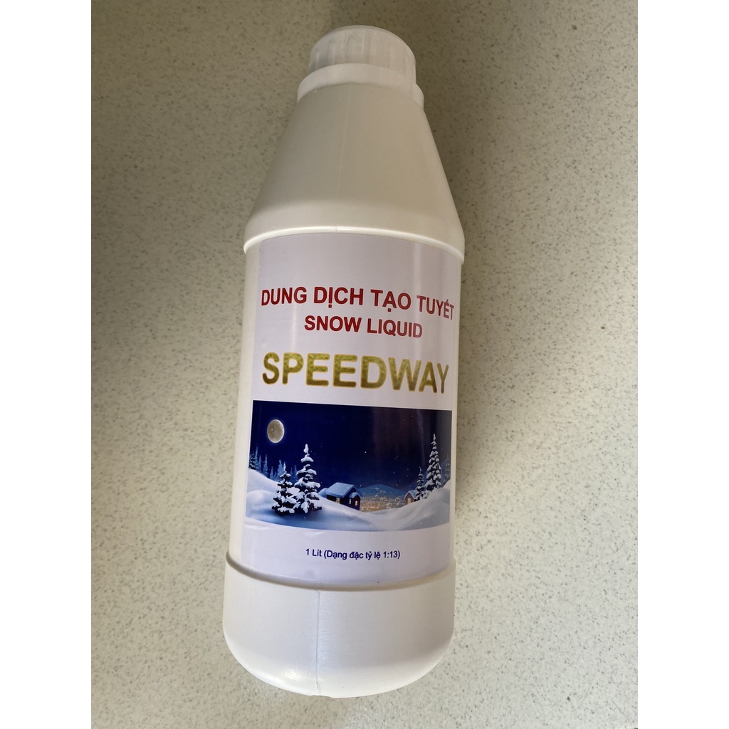 Dung Dịch Tạo Tuyết Noel dùng cho máy Phun Tuyết Nhân Tạo trang trí quán cà phê, nhà thờ, hang đá, sự kiện Noel