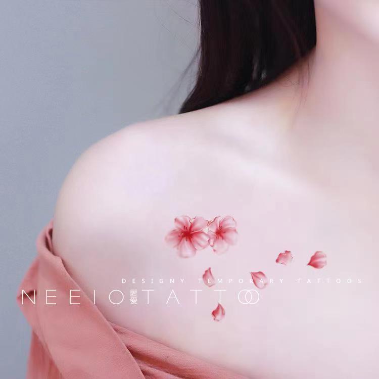 Miếng Dán Hình Xăm Tạm Thời Chống Nước Chống Mồ Hôi Lâu Phai 9 * 13cm Cho Nữ