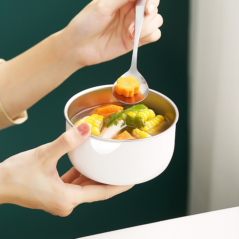 304 Hộp cơm bằng thép không gỉ / Hộp cơm tách / Hộp cơm văn phòng / Tặng thìa và đũa