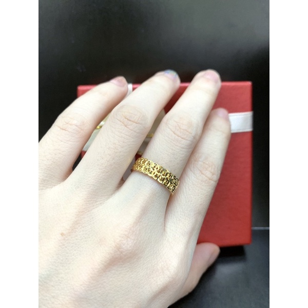 Nhẫn 2 hàng bản 5 mm xi bạch kim - Bạc Ý 925 xi bạch kim