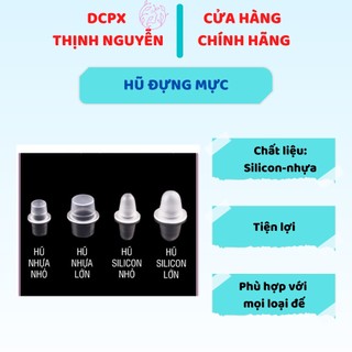 100 chiếc Hũ silicon đựng mực phun xăm