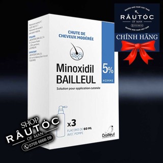 Xịt mọc tóc minoxidil bailleul 2% - 5%