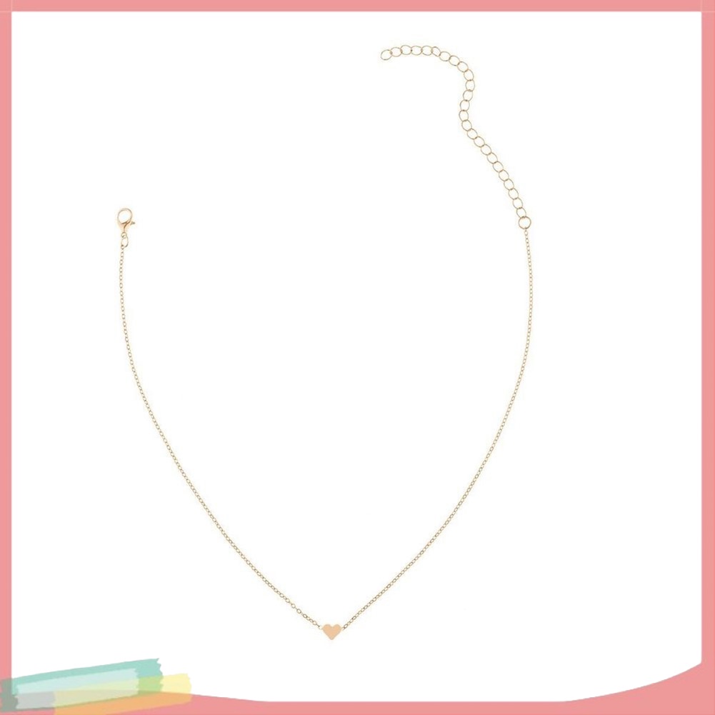 Dây chuyền trang trí mặt hình trái tim thời trang cho nữ