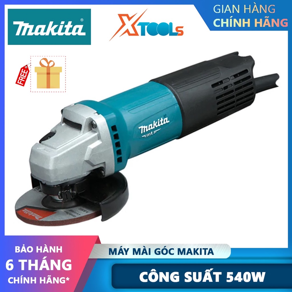Máy mài góc Makita M0910B | máy mài cầm tay công tắc đuôi công suất 540W tốc độ không tải 12000 rpm đường kính lưỡi mài