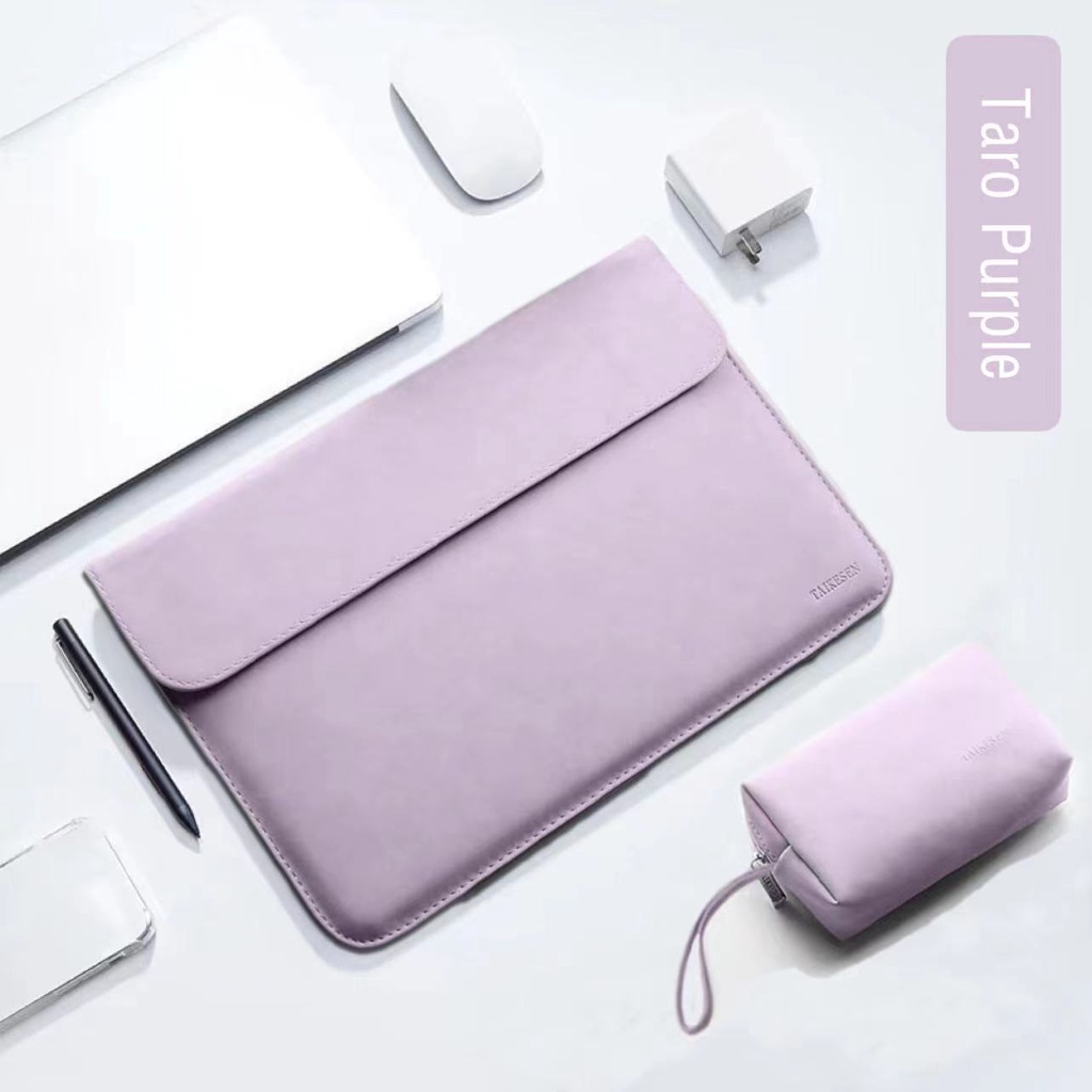 Túi Da PU Chống Sốc Chống Thấm Nước Đựng Máy Tính Bảng 13/13.3/14.1/15.4inch