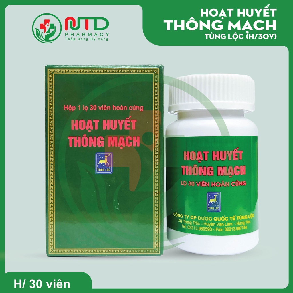 Hoạt Huyết Thông mạch - cải thiện tuần hoàn máu não