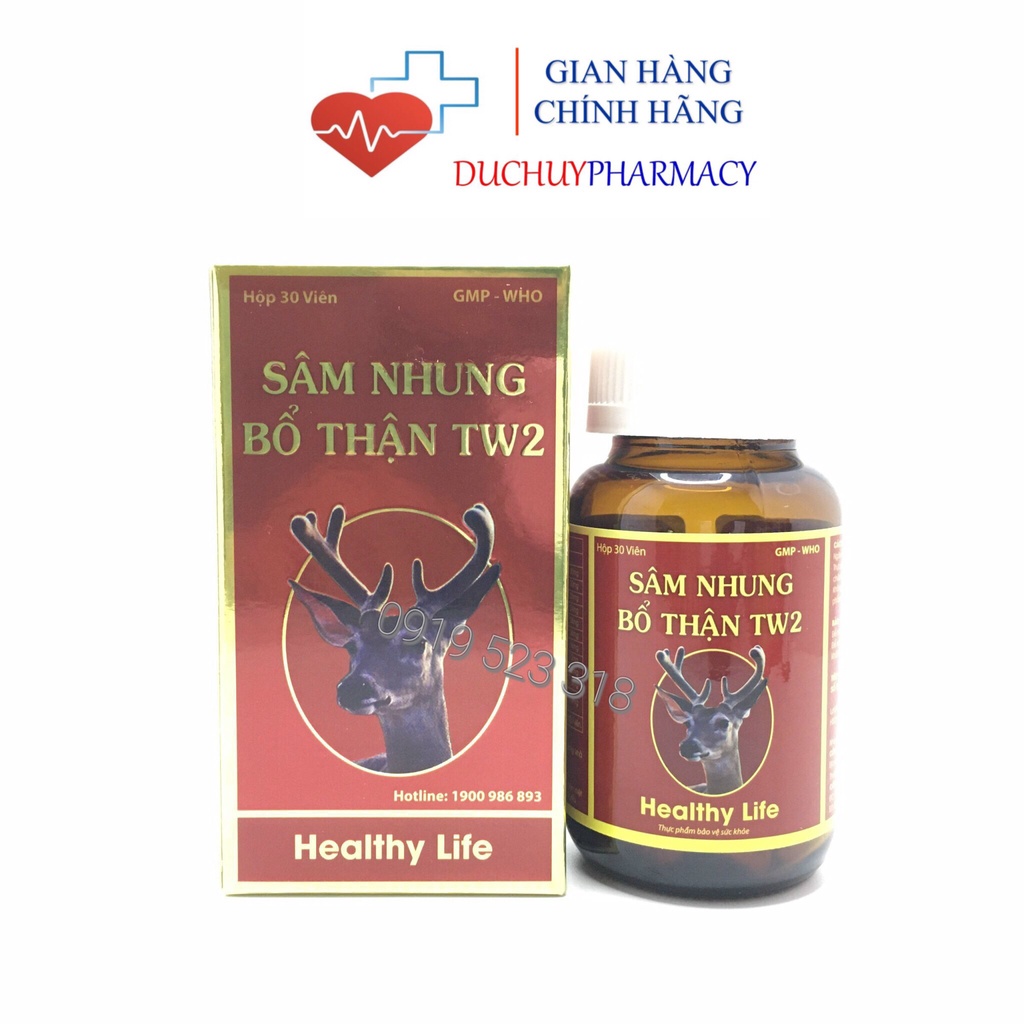 Viên bổ thận SÂM NHUNG BỔ THẬN TW2 giúp bổ thận,mạnh gân cốt.