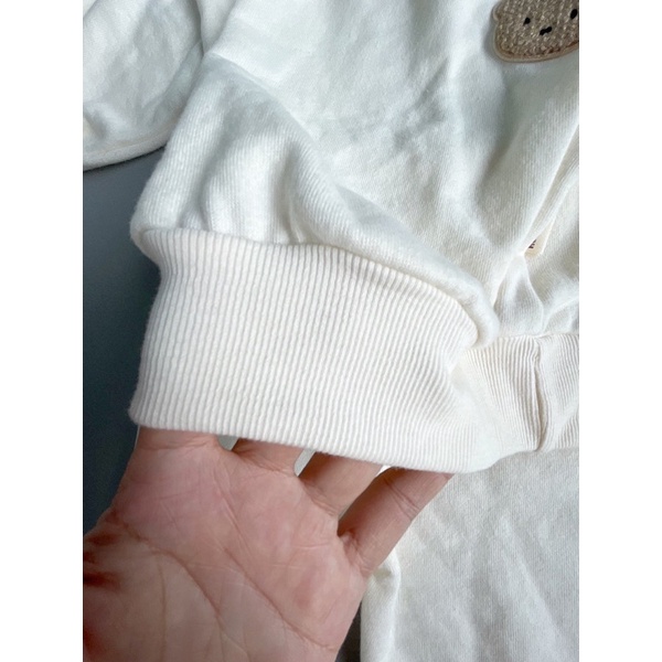 Bộ nỉ gấu thêu chất liệu nỉ bông siêu mềm ,ấm cho bé trai ,bé gái