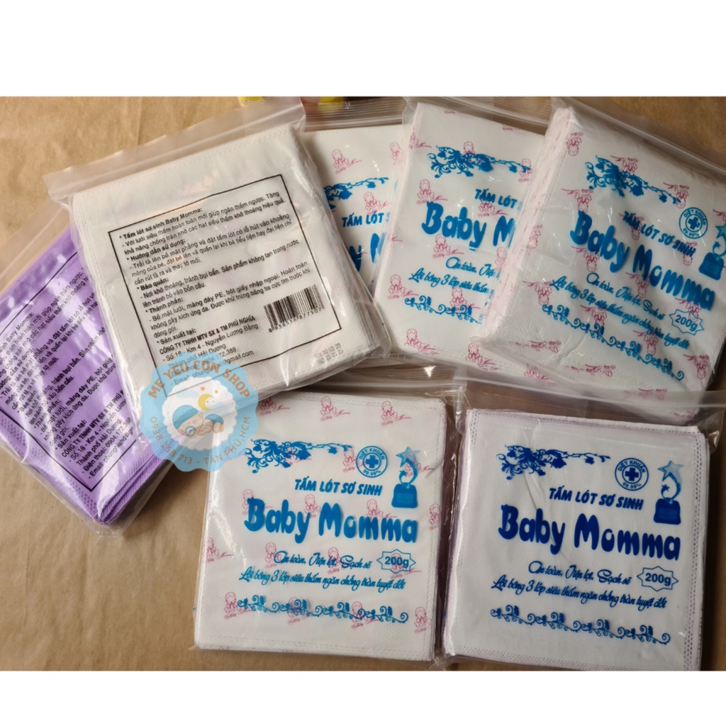 Set 3 Gói miếng lót sơ sinh (lót phân xu) Mama/ Baby Momma (katydang)