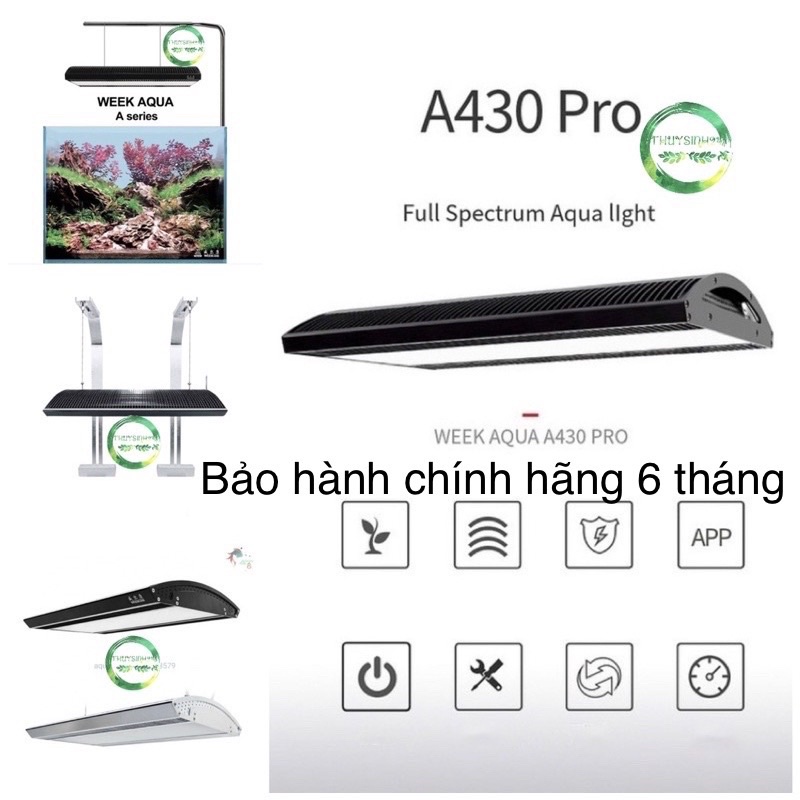 Đèn Week ARK 430 PRO - đèn thuỷ sinh - Chỉnh App - week 430pro