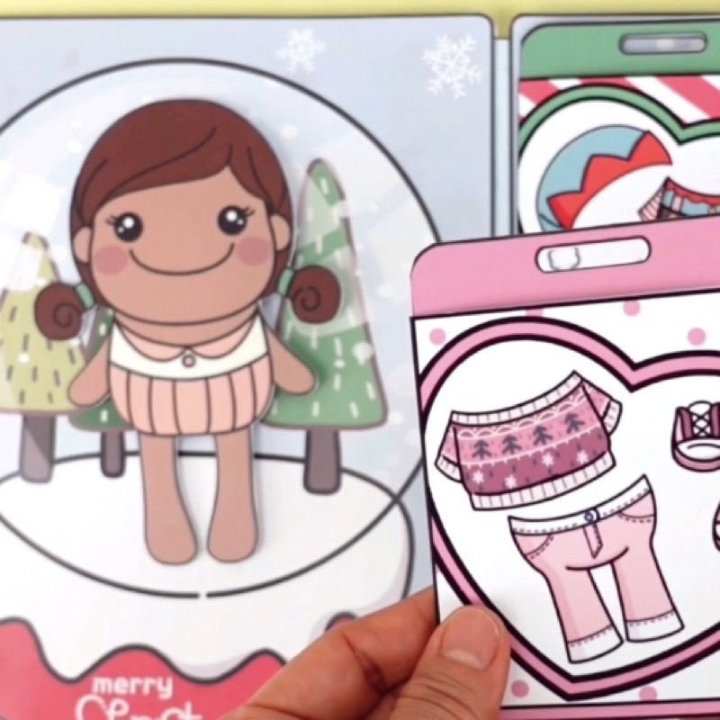 NGÔI NHÀ BÚP BÊ GIẤY GIÁNG SINH SIÊU TO KHỔNG LỒ